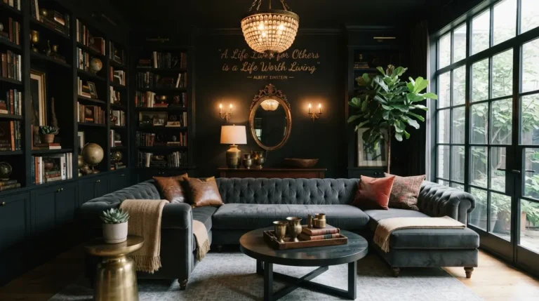 25 Stunning Dark Home Decor Ideas for a Sophisticated and Moody Vibe