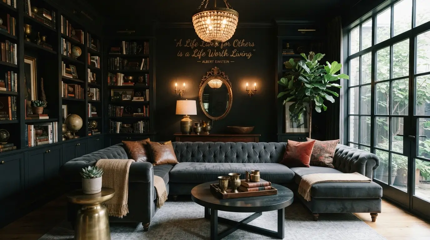 25 Stunning Dark Home Decor Ideas for a Sophisticated and Moody Vibe
