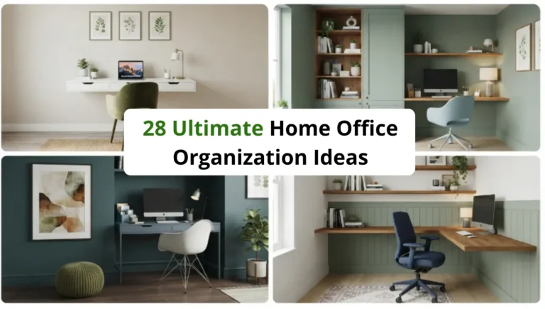 28 Ultimate Home Office Organization Ideas to Stop the Clutter for Good