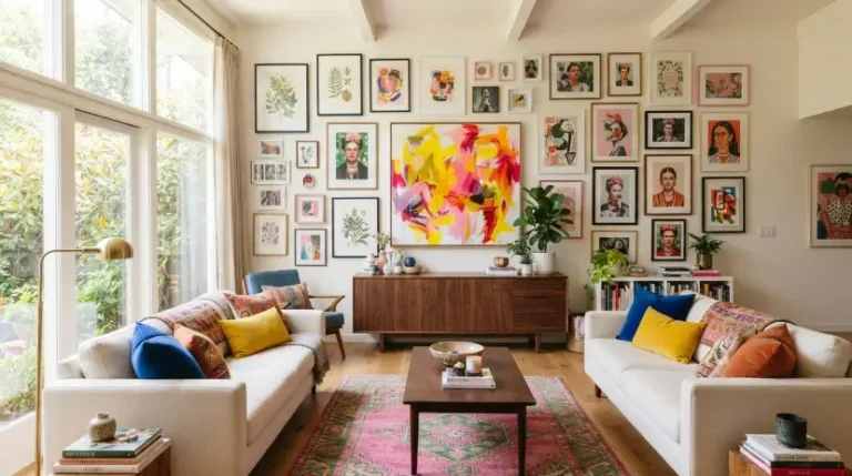 20 Gallery Wall Ideas for Living Rooms That Add Personality and Charm