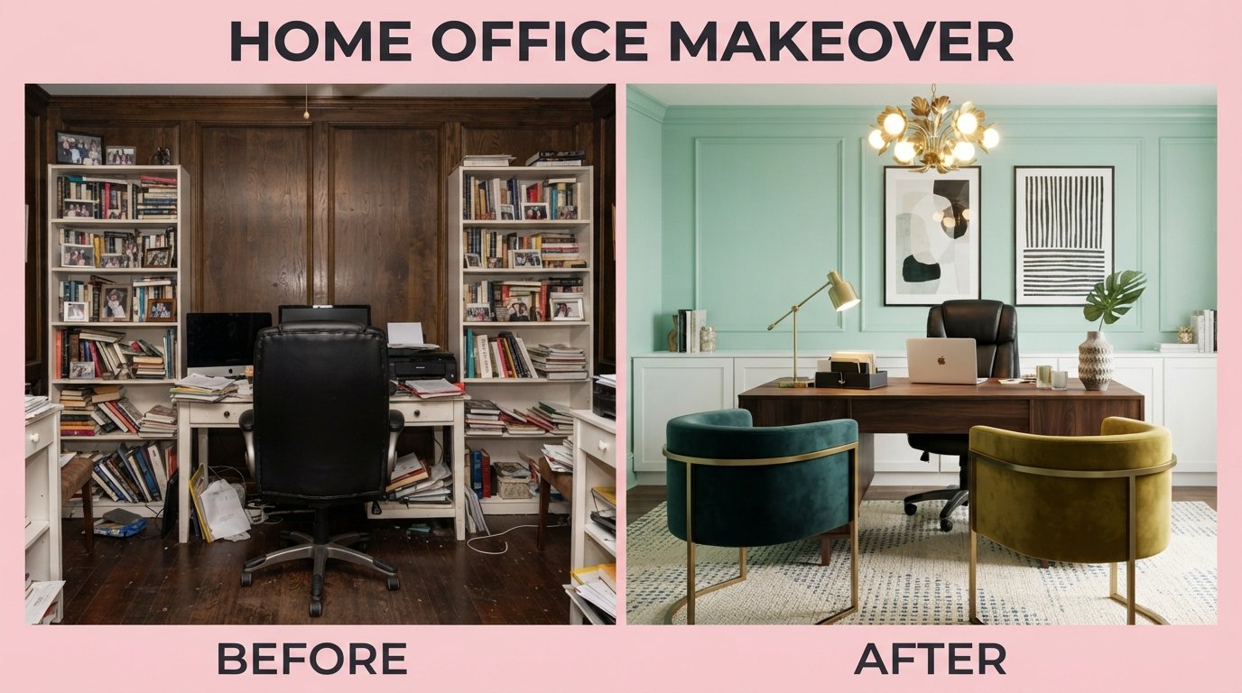 Work Office Makeover Ideas: 7 Easy Upgrades for a Beautiful Workspace