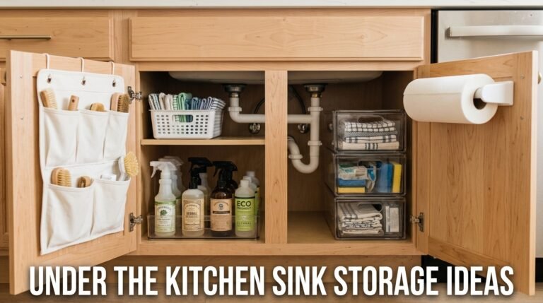 12 Under the Sink Storage Ideas That Make Your Cabinet More Organized