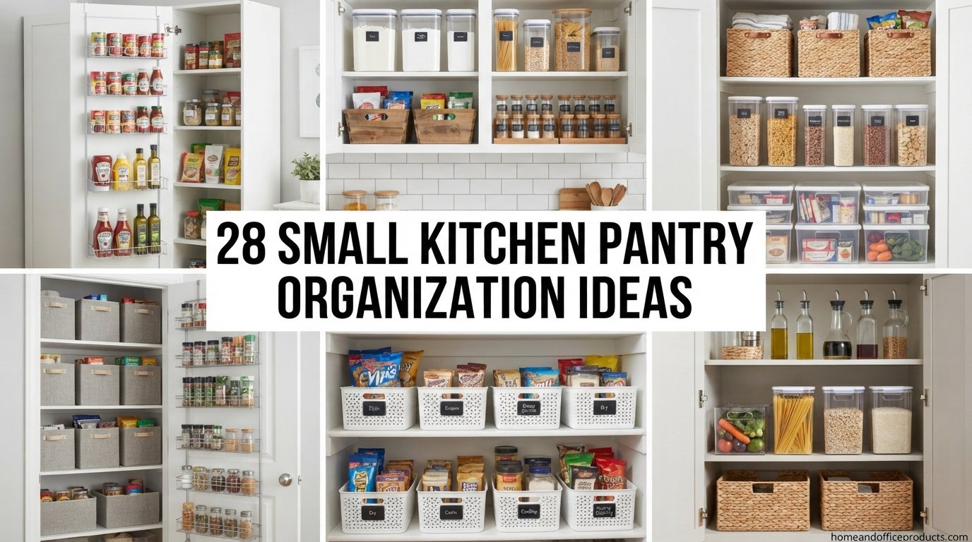 Small Pantry Organization Ideas: 28 Genius Ways to Easily Free Up Kitchen Space