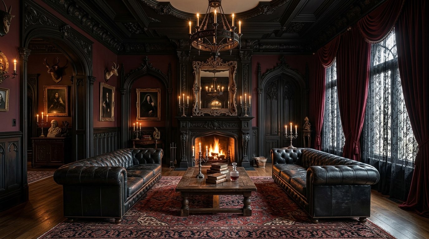 15 Stunning Dark Moody Eclectic Living Rooms That Break All the Rules
