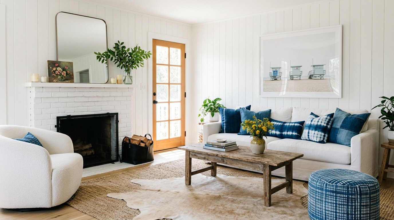25 Stunning Coastal Living Room Ideas for an Effortless Laidback Vibe